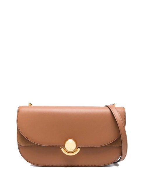 FURLA SFERA Borsa a tracolla in pelle con flap brandy - Borse Donna