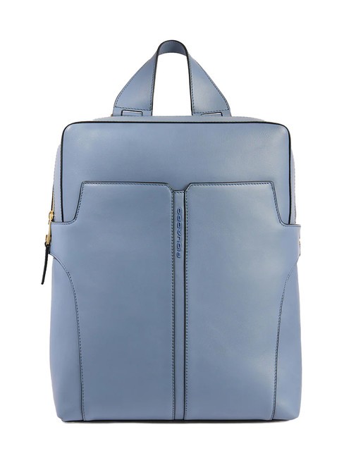 PIQUADRO RAY Zainetto in pelle, porta pc 14" blu - Borse Donna