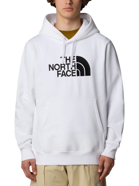 THE NORTH FACE DREW PEAK Felpa con cappuccio tnf white/tnf black - Felpe Uomo