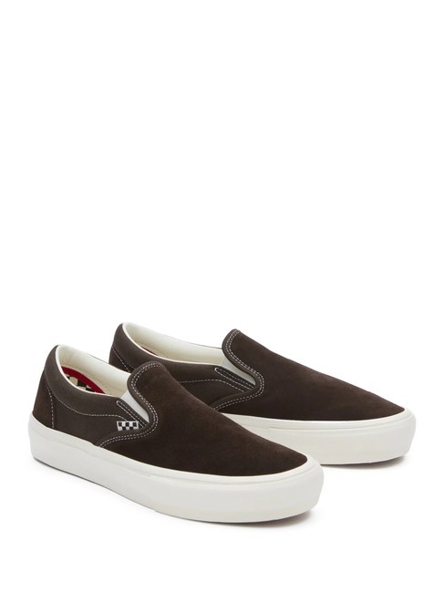 VANS SKATE SLIP-ON Sneakers da skate chocolate brown - Scarpe Uomo