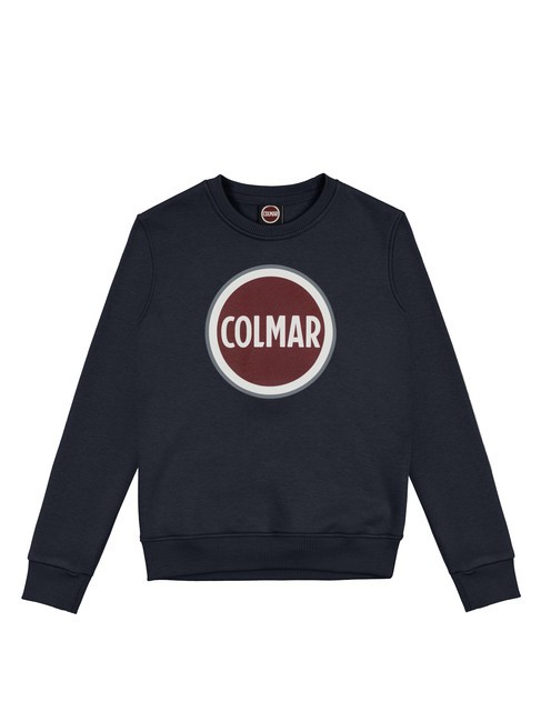 COLMAR MODISH KIDS Felpa girocollo stampa logo navy blue - Felpe Bambini