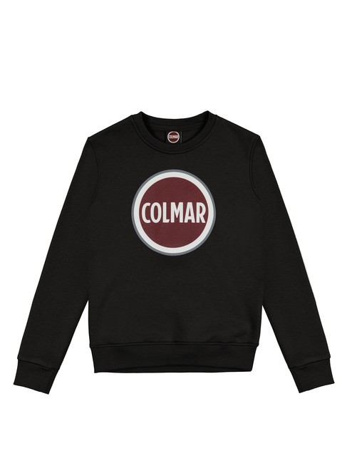 COLMAR MODISH KIDS Felpa girocollo stampa logo black - Felpe Bambini