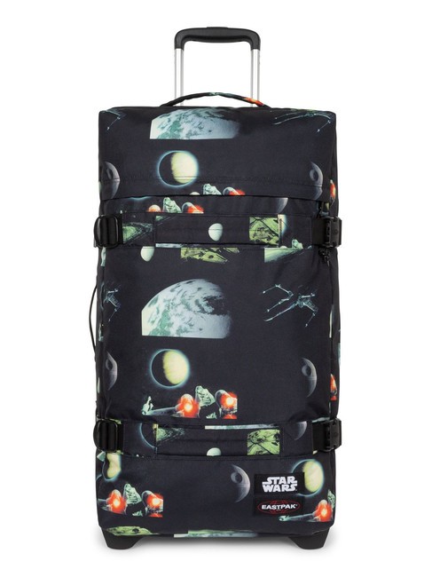 EASTPAK TRANSIT'R M STAR WARS Trolley misura media sw galaxy black - Trolley Semirigidi