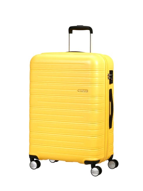 AMERICAN TOURISTER HIGH TURN  Trolley Bagaglio a Mano matt yellow - Bagagli a mano