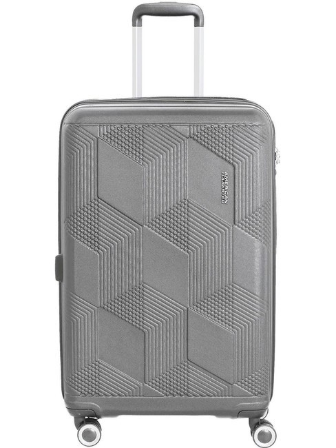 AMERICAN TOURISTER SUNCHASER Trolley Grande SILVER - Trolley Rigidi