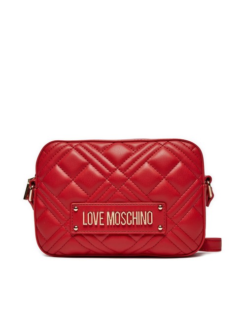 LOVE MOSCHINO QUILTED  Camera case a tracolla ROSSO - Borse Donna