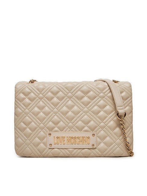 LOVE MOSCHINO QUILTED Convertible Borsa a spalla / a tracolla avorio - Borse Donna