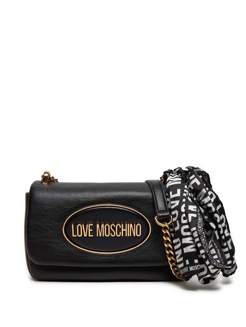 LOVE MOSCHINO FOULARD Micro bag a tracolla Nero - Borse Donna