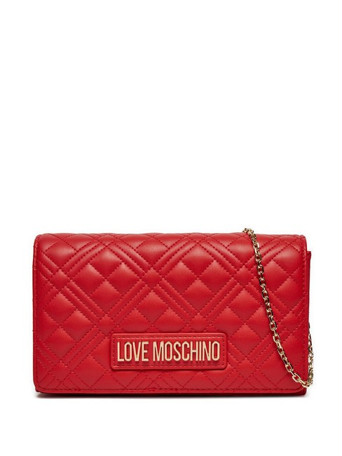 LOVE MOSCHINO QUILTED Chain Pochette a tracolla ROSSO - Borse Donna