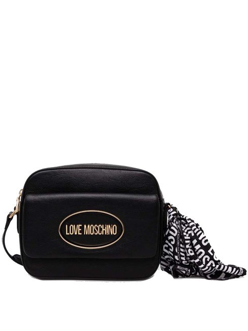 LOVE MOSCHINO FOULARD Mini Bag a tracolla Nero - Borse Donna