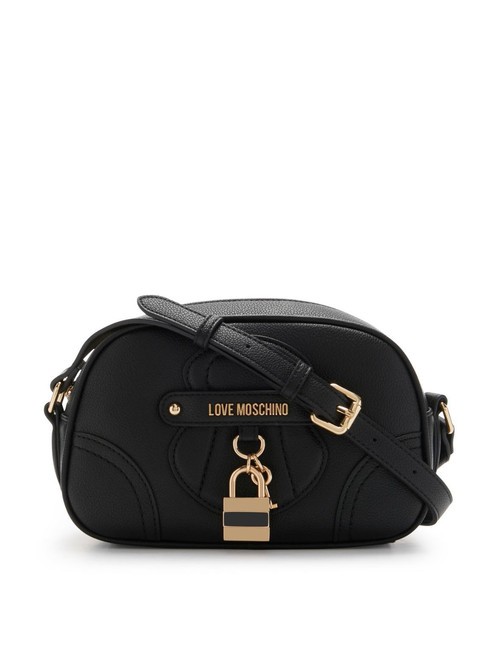 LOVE MOSCHINO PADLOCK Mini Bag a tracolla Nero - Borse Donna