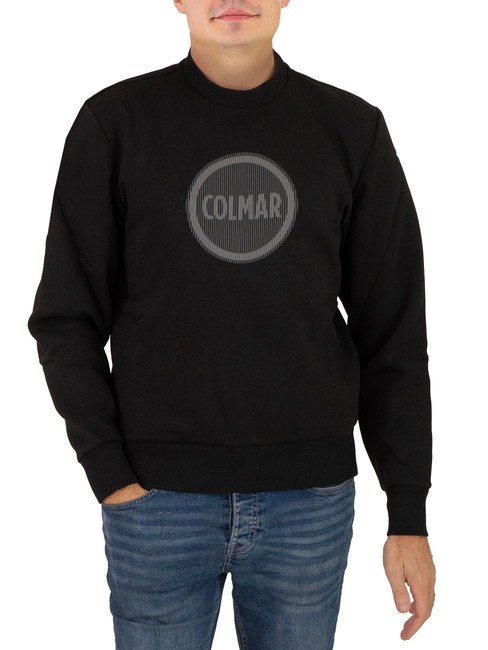 COLMAR MODISH Felpa girocollo stampa logo black - Felpe Uomo