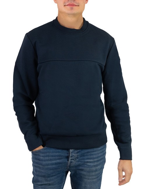 COLMAR SPELL Felpa girocollo logo in rilievo navy blue - Felpe Uomo