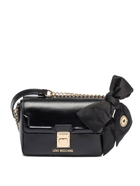 LOVE MOSCHINO FIOCCO Mini bag a tracolla  Nero - Borse Donna