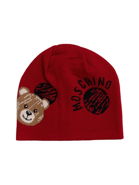 MOSCHINO TEDDY POIS Cappello misto lana rosso - Cappelli