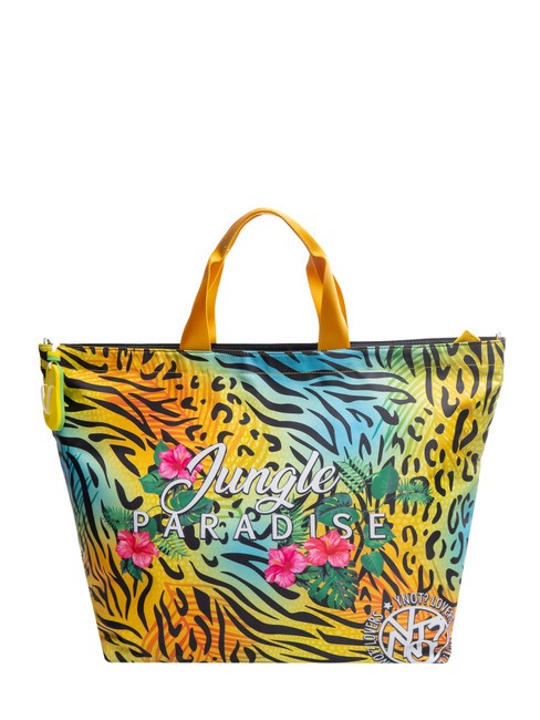 YNOT JUNGLE PARADISE Borsa shopping grande da mare yellow - Borse Donna