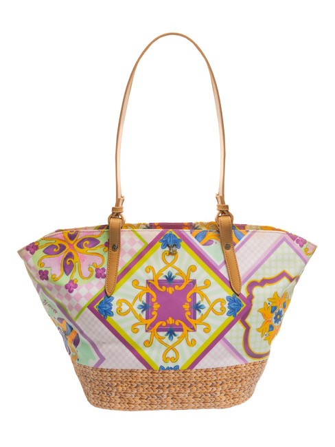 YNOT SICILY Borsa shopping grande da mare purple - Borse Donna