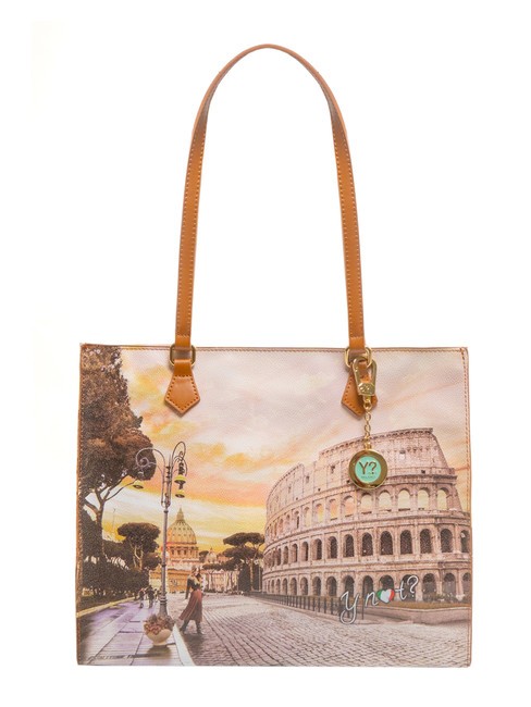 YNOT YESBAG Shopping bag squadrata life in rome - Borse Donna