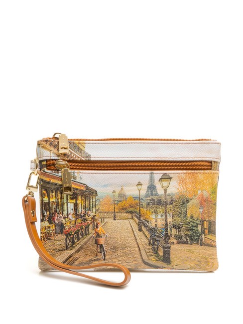 YNOT YESBAG Pochette con polsierina e tasca romantic paris - Borse Donna