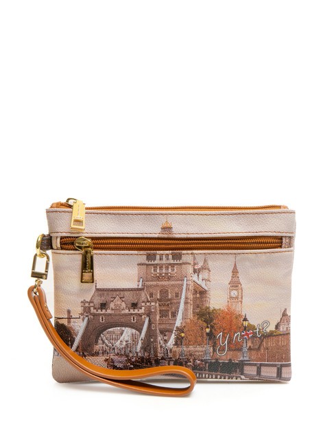 YNOT YESBAG Pochette con polsierina e tasca london taxi - Borse Donna