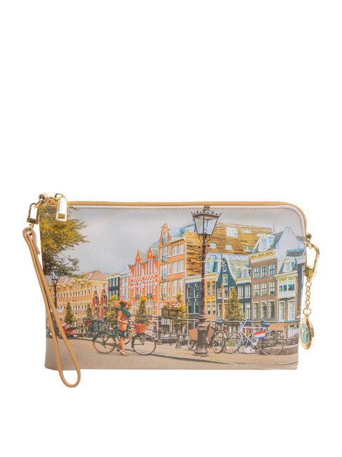 YNOT YESBAG Clutch con polisierina e tracolla amsterdam rainbow - Borse Donna