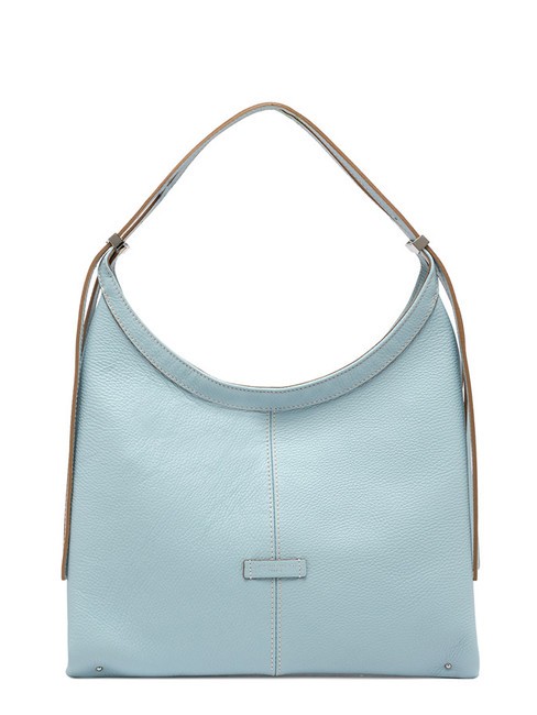 GIANNI CHIARINI NORMA Borsa hobo a spalla in pelle sky - Borse Donna