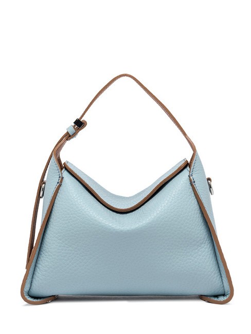 GIANNI CHIARINI PENELOPE Borsa in pelle a spalla con tracolla sky-caramello - Borse Donna