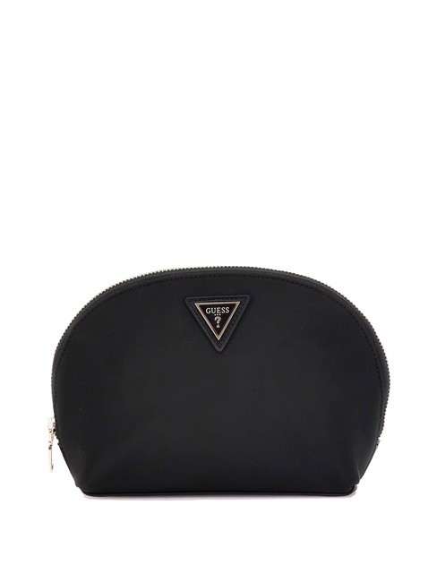 GUESS LOGO TRIANGOLO Necessaire dome NERO - Bustine & Necessaire