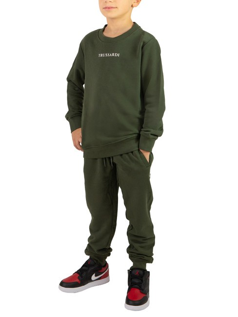 TRUSSARDI GABA Tuta felpa e pantalone military/military - Tute bambini