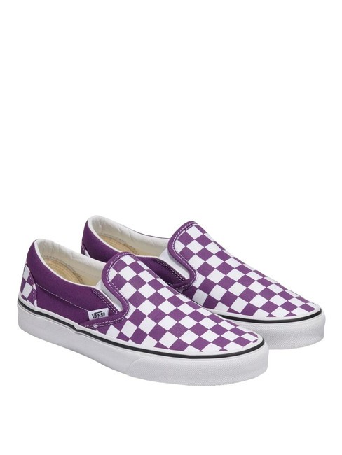 VANS CLASSIC SLIP-ON  Scarpe di tela color theory checkerboard purple magic - Scarpe Unisex