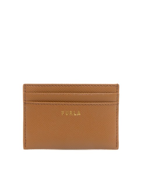 FURLA GARDENIA Portacarte in pelle stampa andromeda brandy - Portafogli Donna