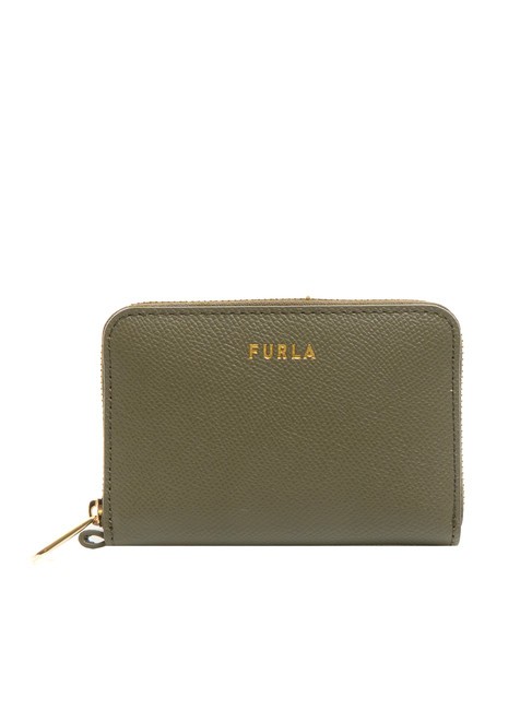 FURLA GARDENIA Portafoglio piccolo in pelle zip around sage - Portafogli Donna