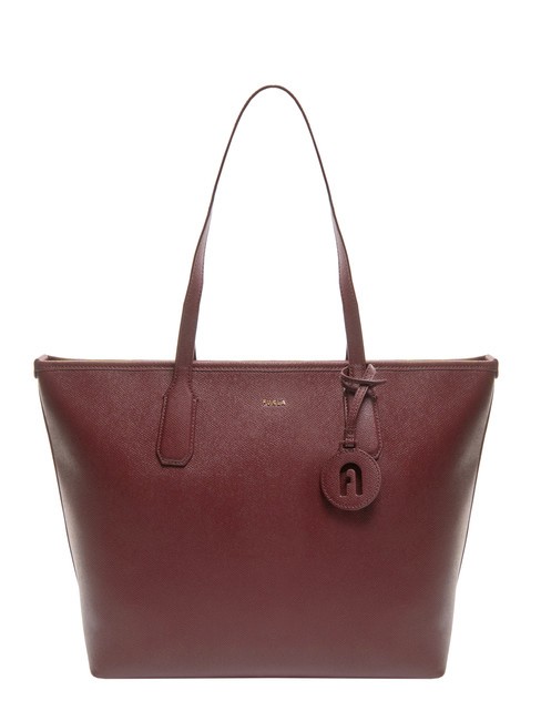 FURLA CLASSIC Borsa shopper in pelle stampa andromeda Ribes/rosso - Borse Donna