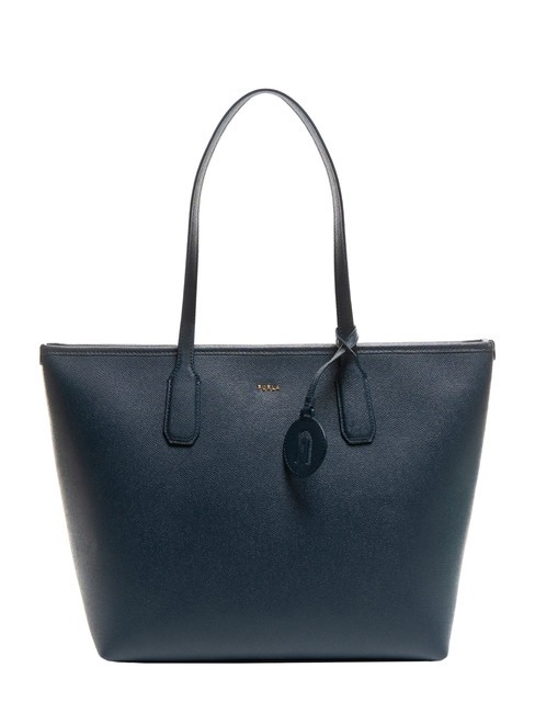 FURLA CLASSIC Borsa shopper in pelle stampa andromeda space - Borse Donna