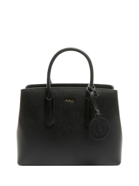 FURLA TESSA Borsa tote in pelle stampa andromeda Nero - Borse Donna