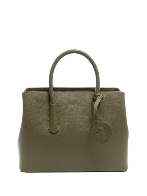 FURLA TESSA Borsa tote in pelle stampa andromeda sage - Borse Donna