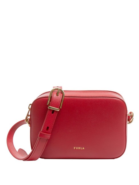 FURLA GARDENIA Borsa a tracolla in pelle stampa andromeda rosso veneziano - Borse Donna