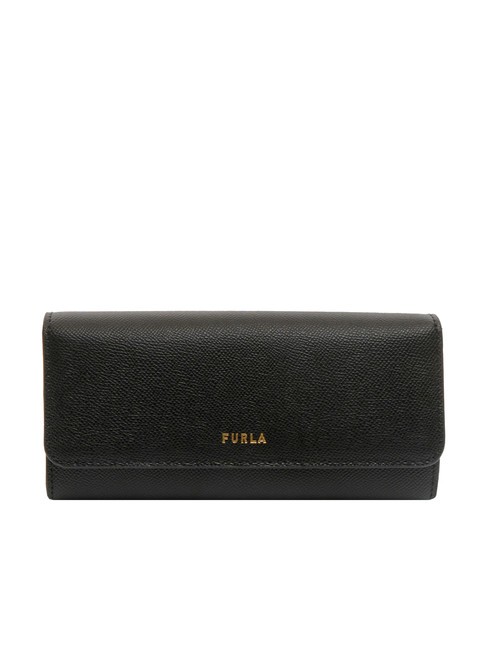 FURLA GARDENIA Portafoglio grande in pelle st androm Nero - Portafogli Donna