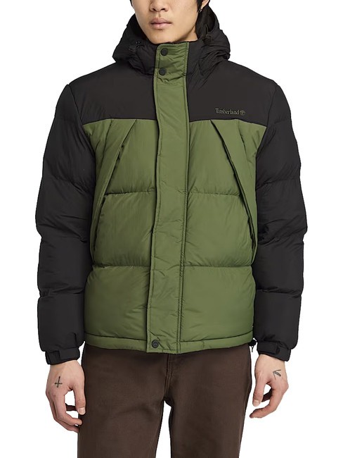 TIMBERLAND PUFFET Piumino idrorepellente black/black forest green - Piumini Uomo