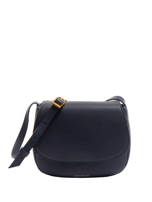 COCCINELLE CHERRY Borsa rotonda a tracolla in pelle midnight blue - Borse Donna