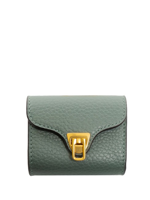 COCCINELLE BEAT SOFT Porta cuffiette in pelle kale green - Accessori per borse