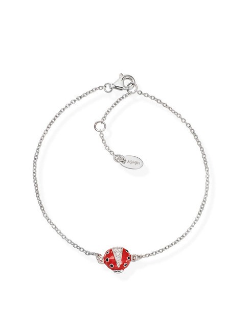 AMEN COCCINELLE Bracciale in argento con coccinella rodio - Bracciali Donna