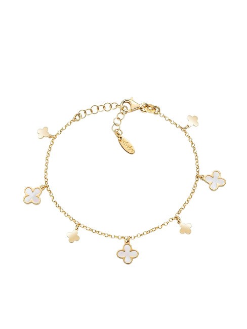 AMEN NATURA Bracciale con ciondoli quadrifoglio oro - Bracciali Donna