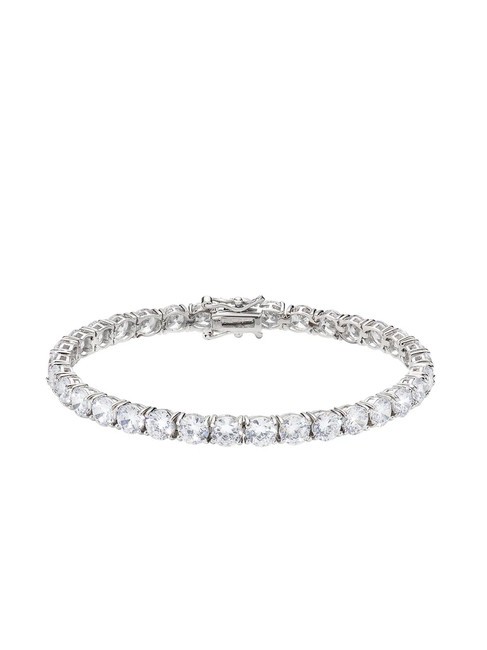 AMEN DIAMONDS Bracciale in argento con zirconi rodio - Bracciali Donna