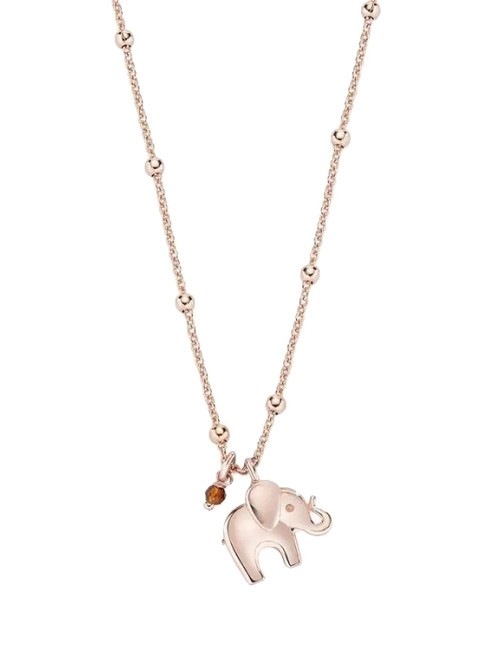 AMEN ANIMALIER Collana in argento con elefantino rose - Collane