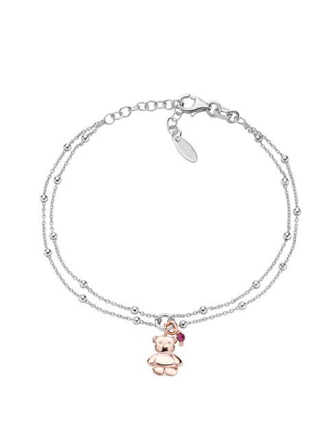 AMEN AMORE Bracciale in argento charm orsetto rodio/rosš - Bracciali Donna