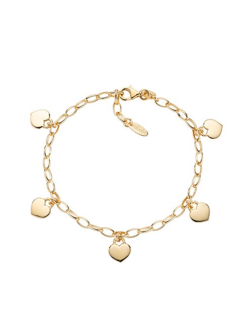 AMEN AMORE Bracciale in argento con cuoricini oro - Bracciali Donna