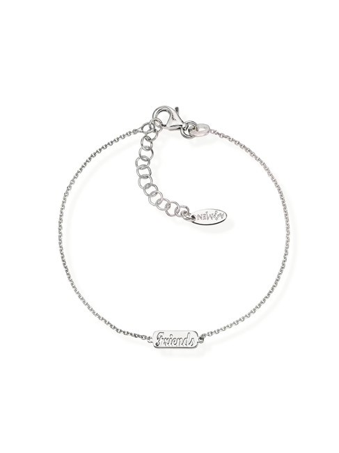 AMEN AMORE  Bracciale targhetta FRIENDS rodio - Bracciali Donna