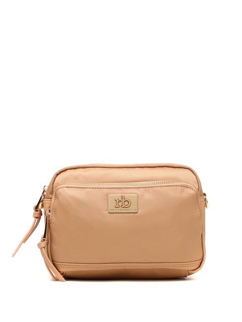 ROCCOBAROCCO GLORIA Borsa piccola a tracolla con tasca beige - Borse Donna