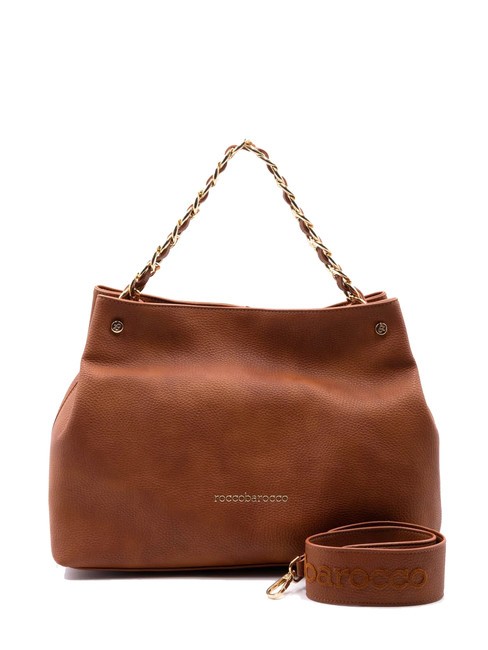 ROCCOBAROCCO ADELE Borsa a mano con tracolla tan - Borse Donna